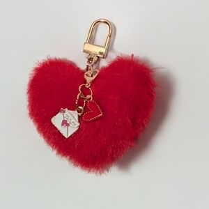 Handcrafted Plush Heart Bag Charm | Love Letter Luxe Accent